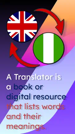 English - Yoruba Translator iPhone image 1