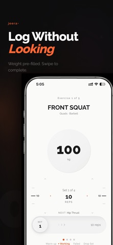Jeera: Workout Tracker Screenshot 3 of 6