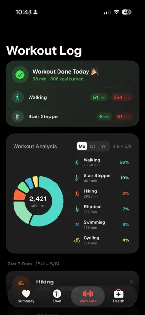 CalorieRecycle screenshot 3