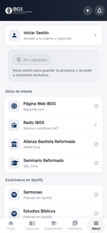IBGS Chile iPhone screenshot