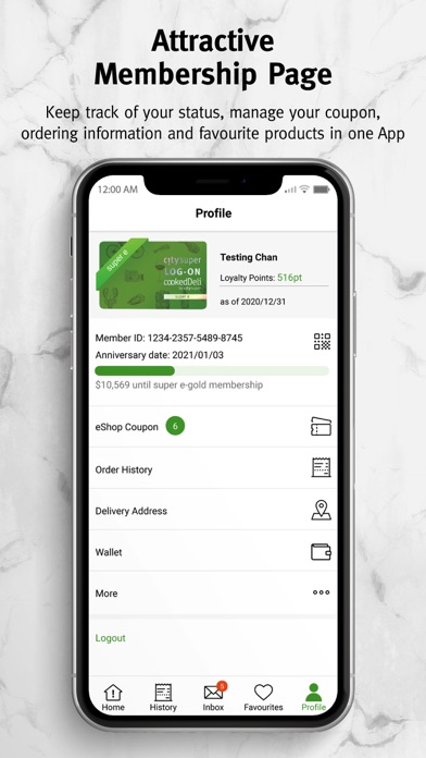 city’super E-Shop Screenshot