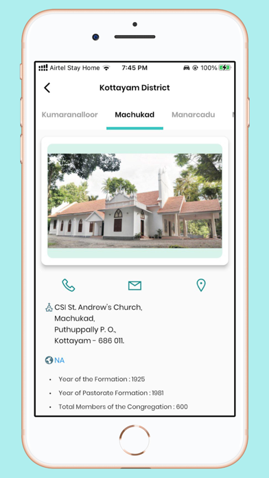CSI Madhya Kerala Diocese Screenshot