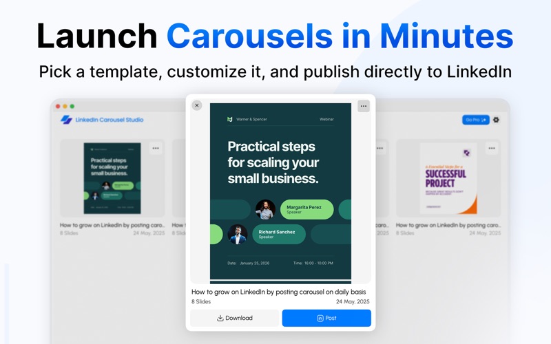 Carousel Designer for LinkedIn screenshot