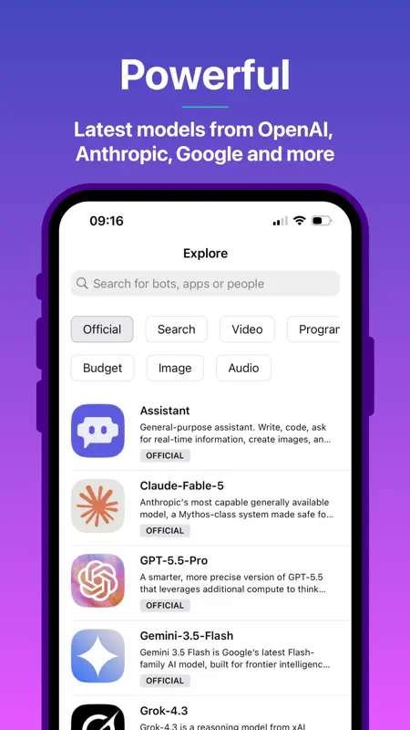 Poe – Fast AI Chat screenshot 2 of 8