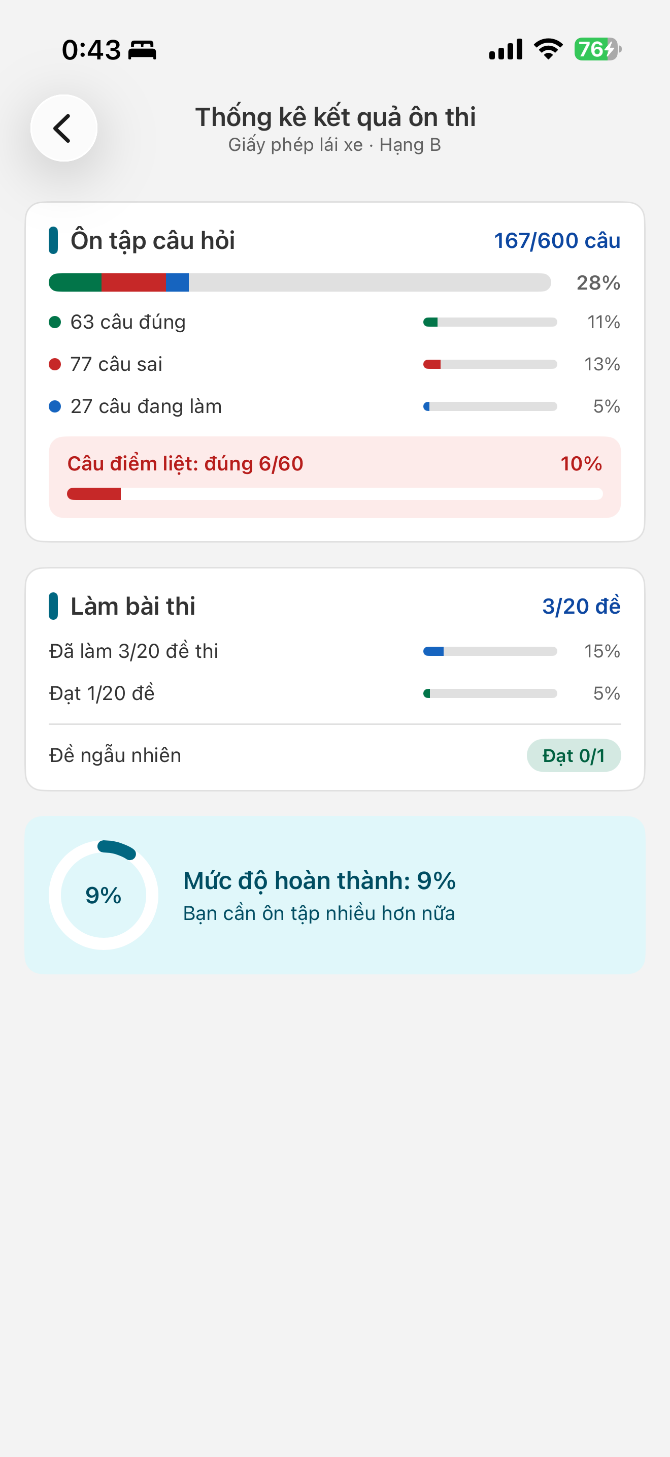 Ôn thi GPLX 2026 - 600 Câu screenshot 2