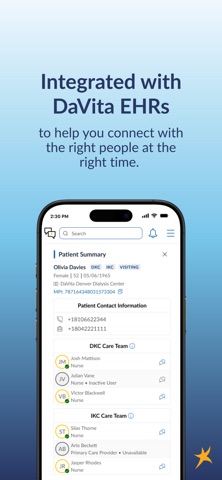 DaVita Secure Messaging Screenshot 1 of 4