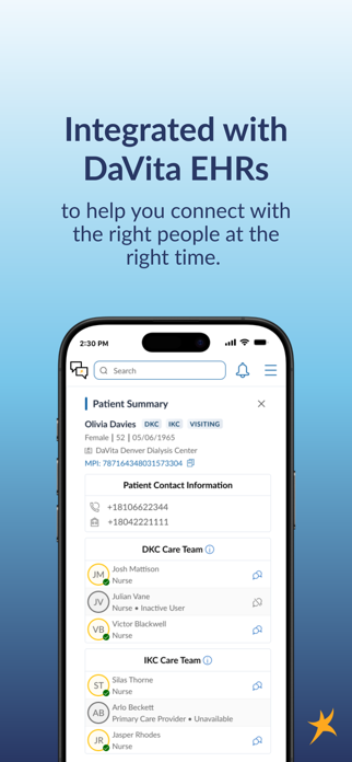 DaVita Secure Messaging Screenshot 1 of 4