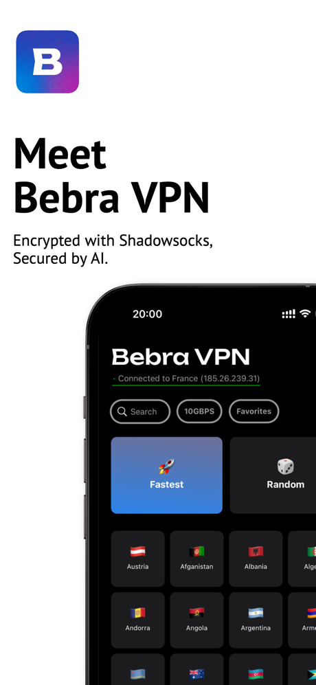 Bebra VPN screenshot 1