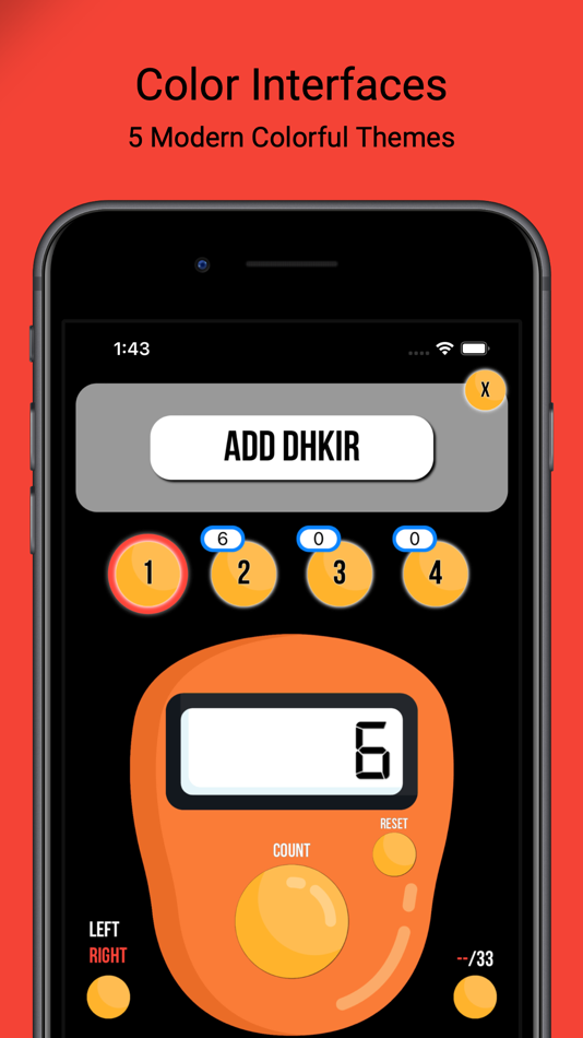 #4. Dhikr Counter - Tasbeeh (iOS) 来自: Fatma Zehra ASLANTAS