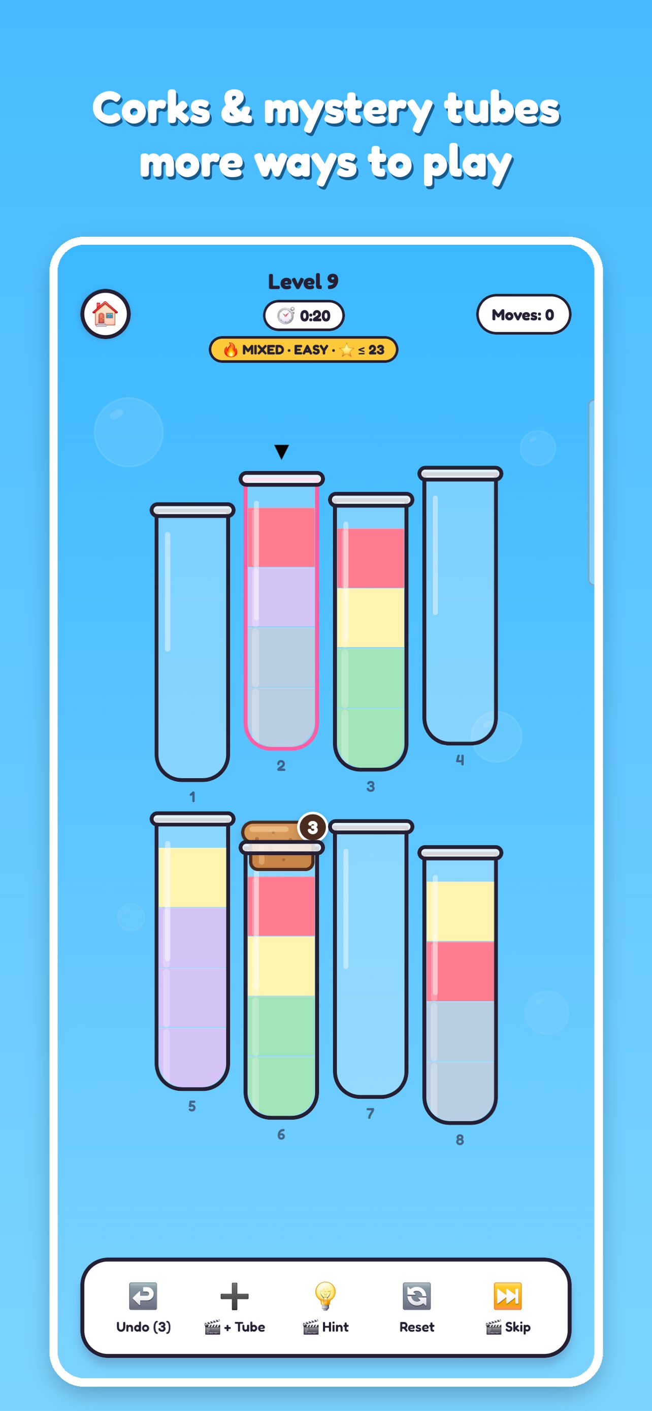 Screenshot 5 of Water Sort: Cork & Color