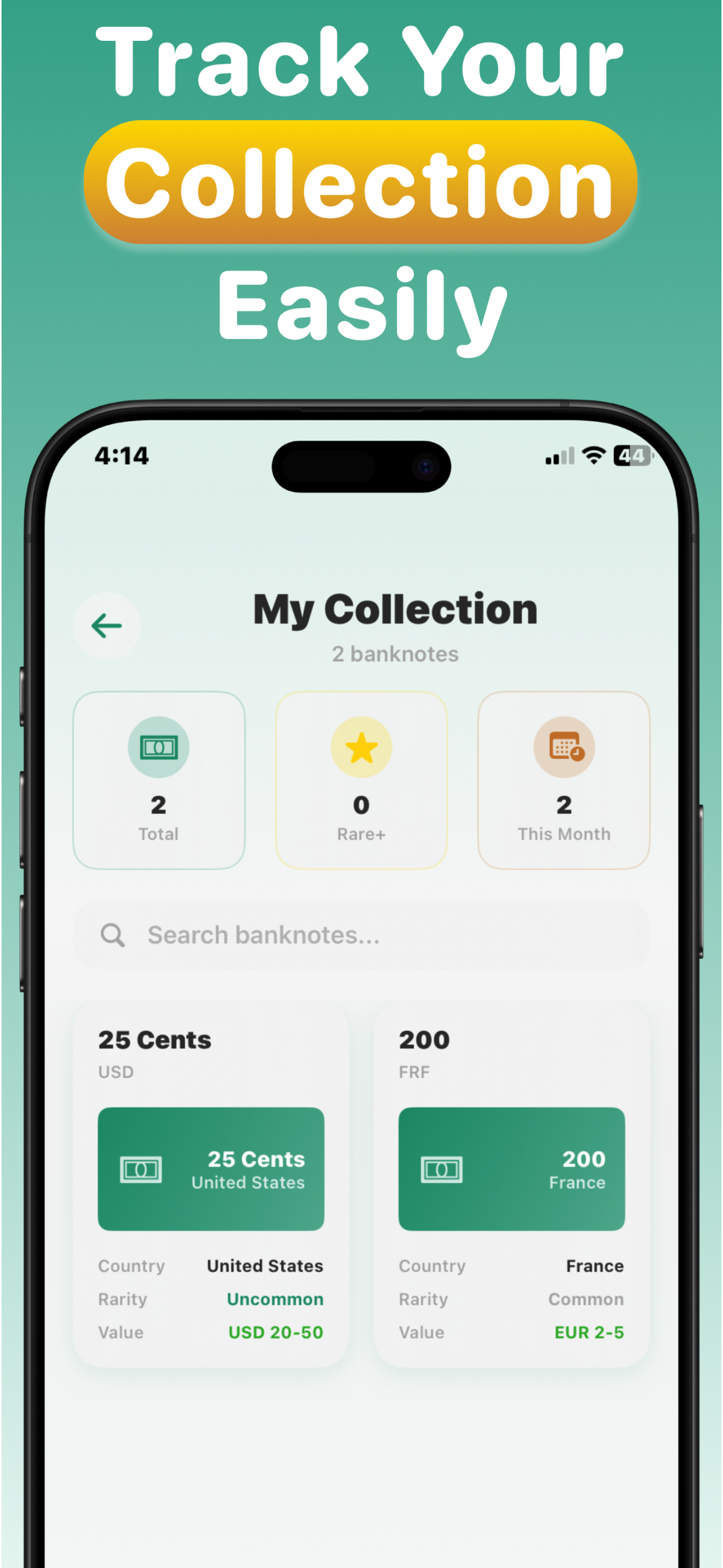 Rare Money:Bill Scanner