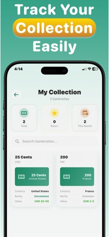 Rare Money:Bill Scanner iPhone screenshot