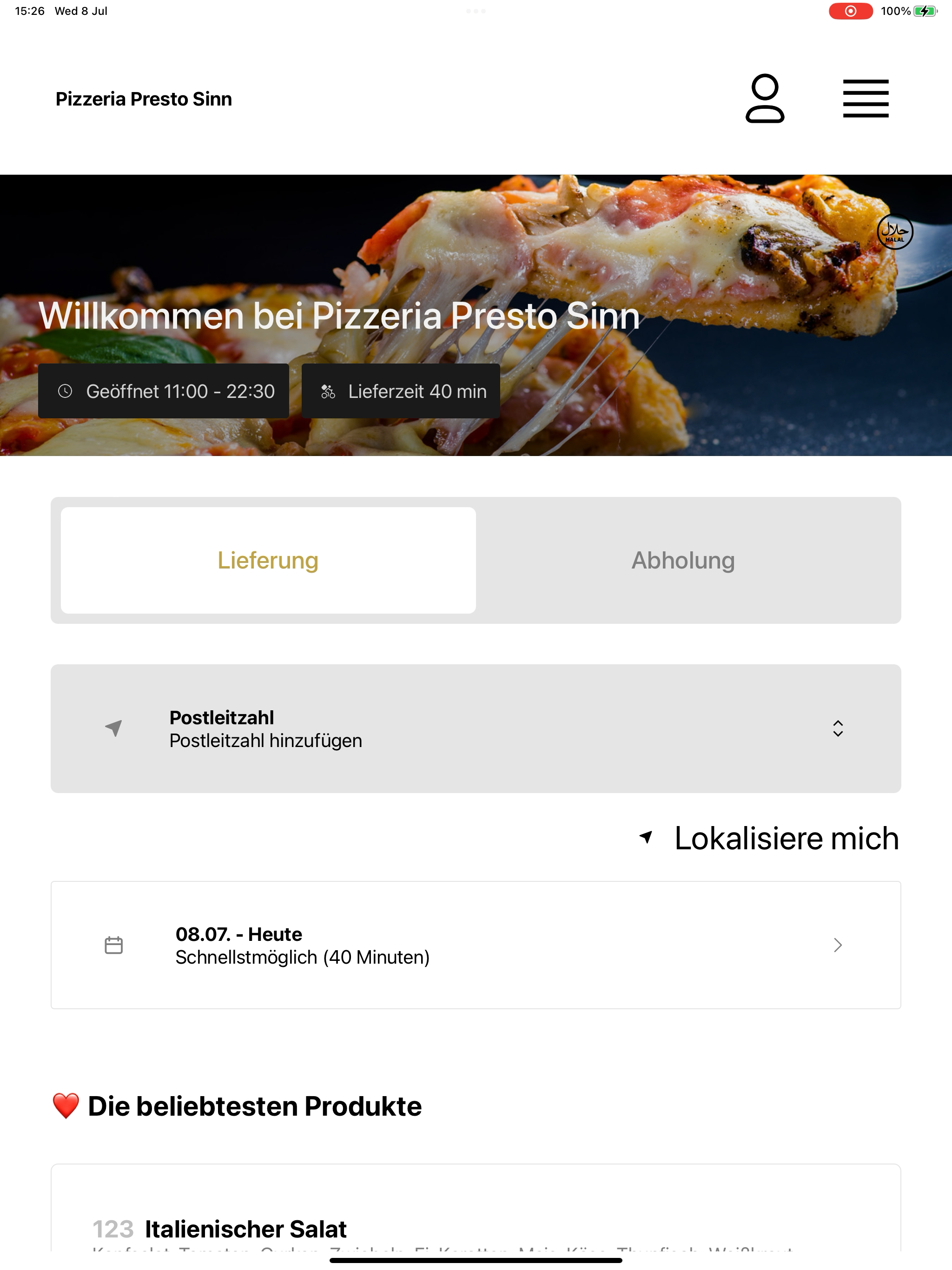 Pizzeria Presto Sinn screenshot 10