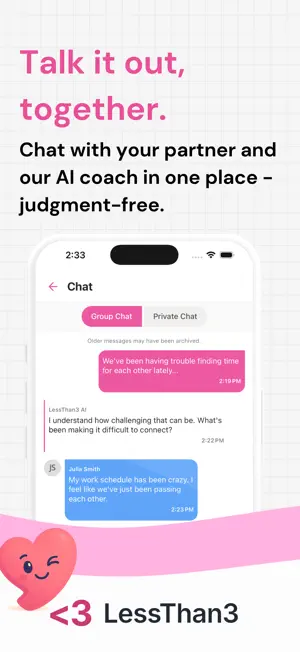 LessThan3 AI screenshot 2