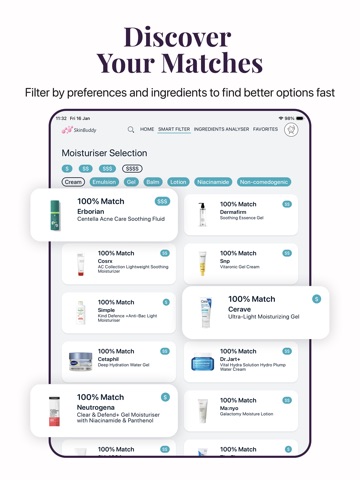 SkinBuddy: Ingredient Checker iPad screenshot