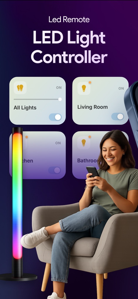 LED Light Controller & Remote - App de Estilo de vida | MWM