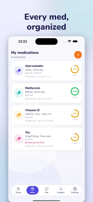 Pilly, Medication Reminder screenshot 3