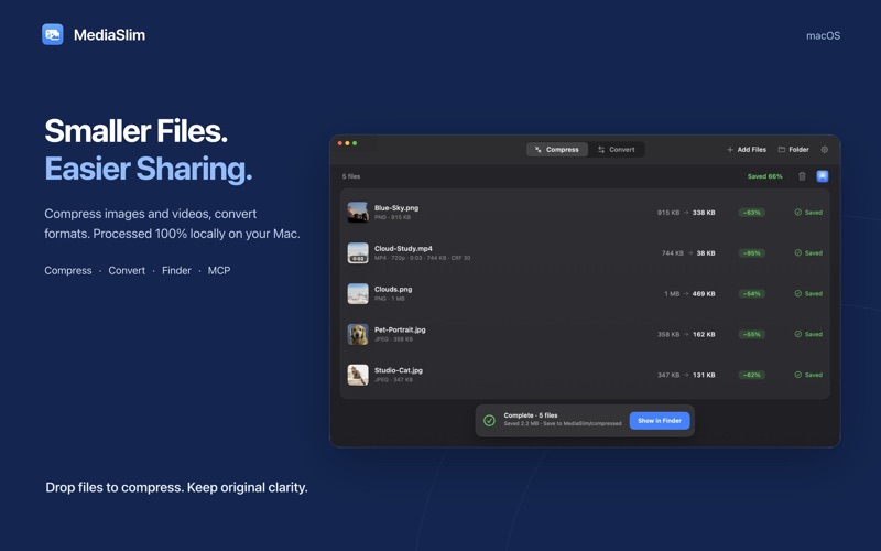 MediaSlim screenshot 1