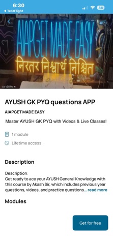 AME CLASSES Screenshot 2 of 5