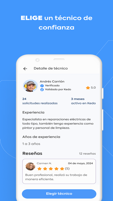 Kedo - Expertos a tu servicio Screenshot