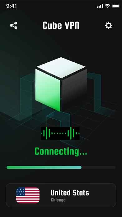 Cube VPN - Fast & Safe Screenshot