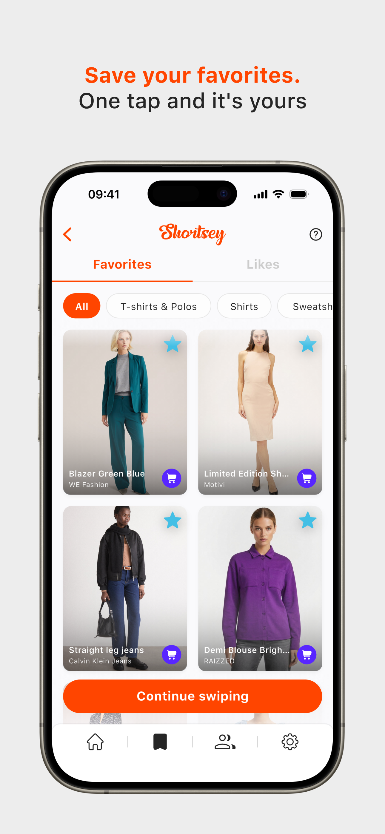 Shortsey: Swipe Your Style