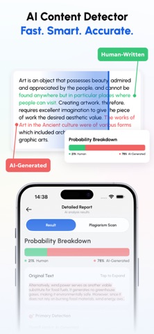 GPT Content Detector - Scan AI iPhone screenshot