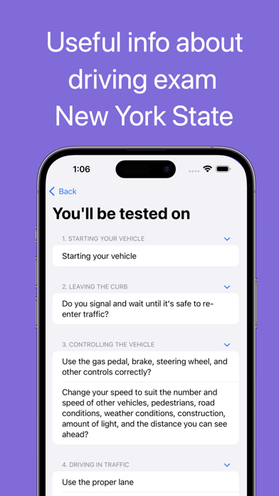 DMV Exam Prep (NY State) Screenshot