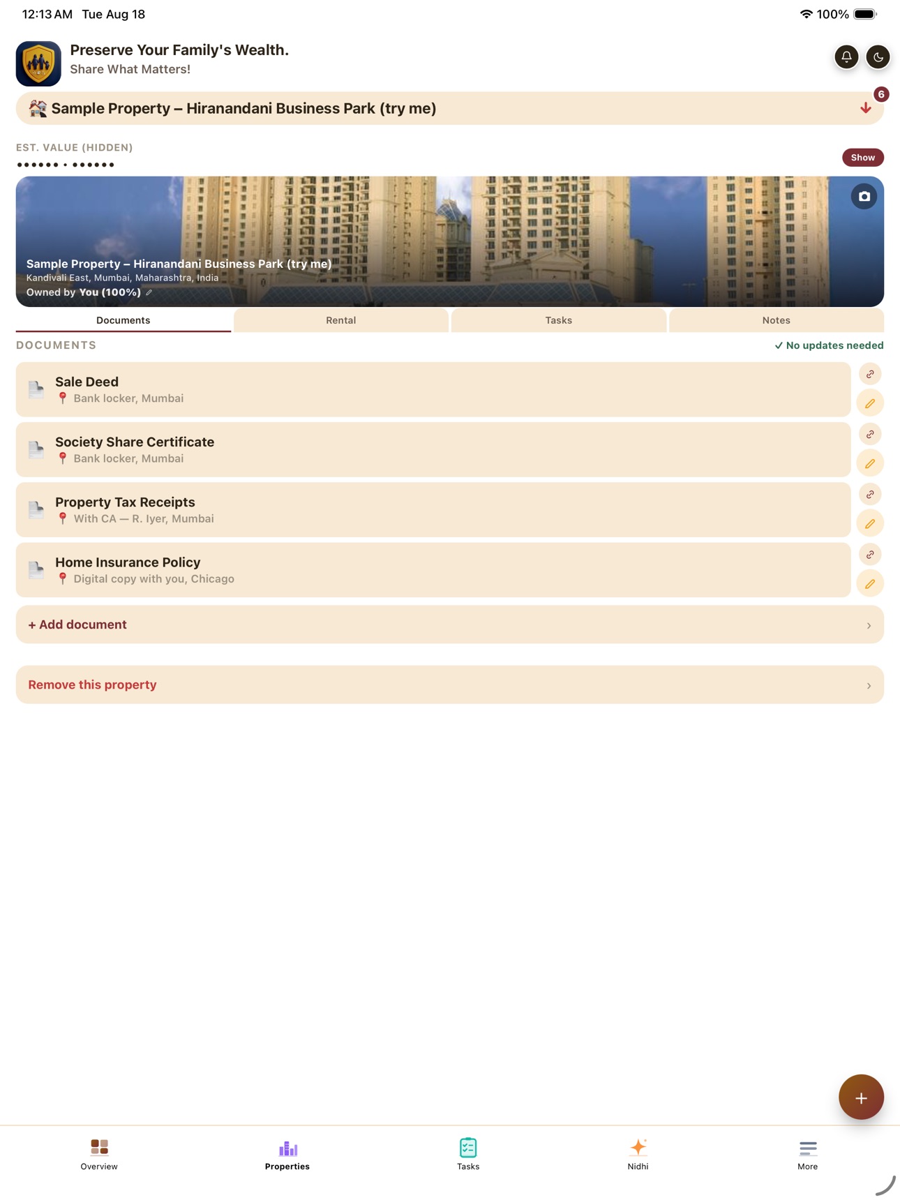 Screenshot 5 of KulDhan: Protect Family Wealth