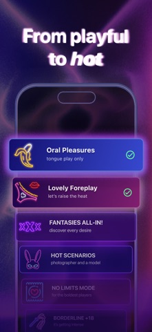 Sex Game for Couples: Kinky! iPhone screenshot