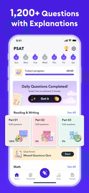 PSAT Exam Prep 2026 screenshot 2