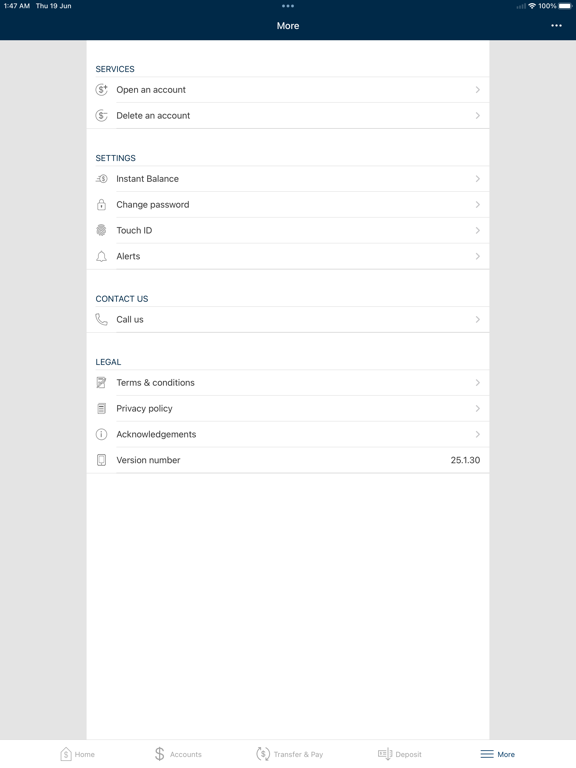 Bank with Farmers iPad screenshot 4 - Finance app