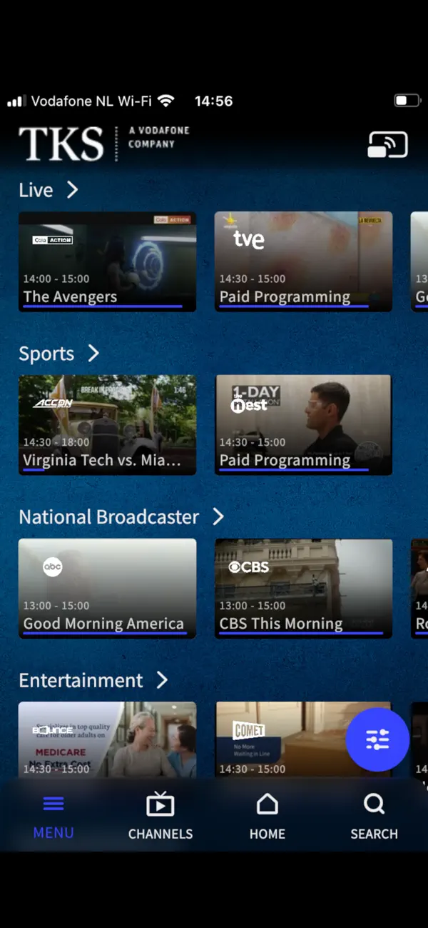 Screenshot #1 pour easyTV by TKS