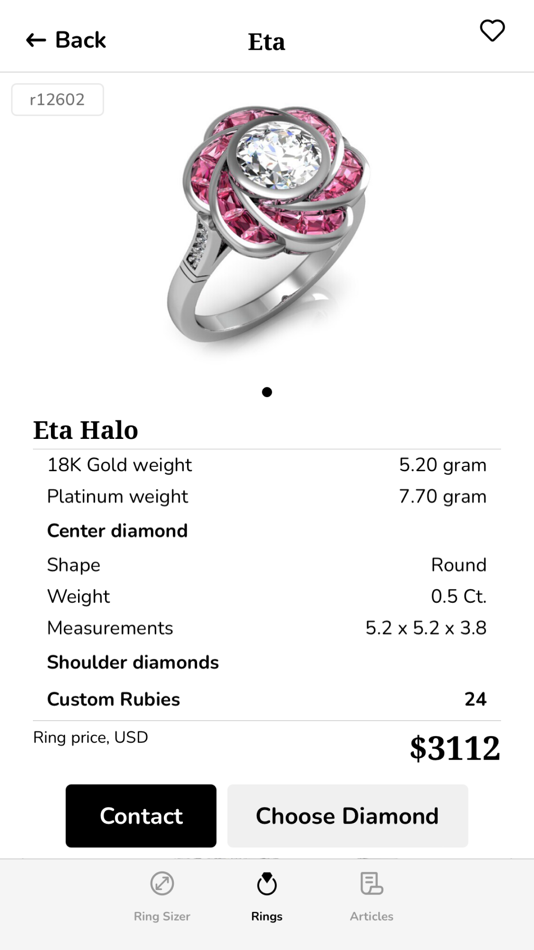 #6. Ring Sizer by Jason Withers © (iOS) 由: Uniqo Lab.
