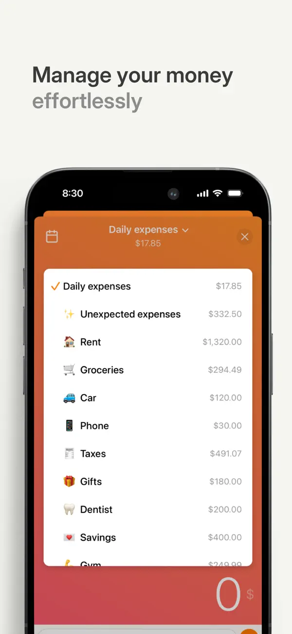 Screenshot #3 pour Sintra — personal budget