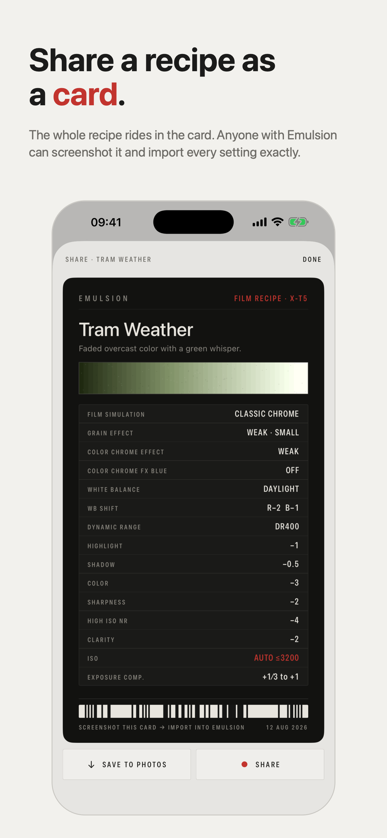 Emulsion: Make Fuji Recipes screenshot 6