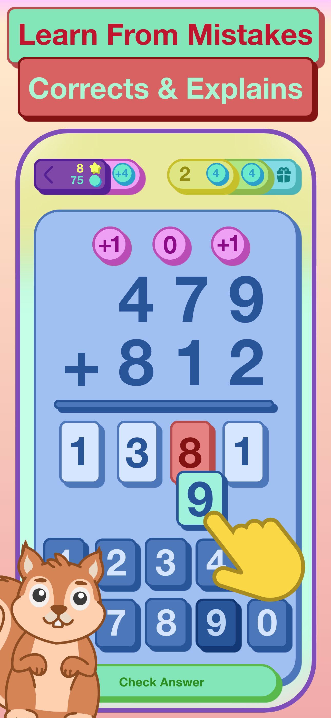 AnyMath: Fun Math Games & Pets screenshot 7