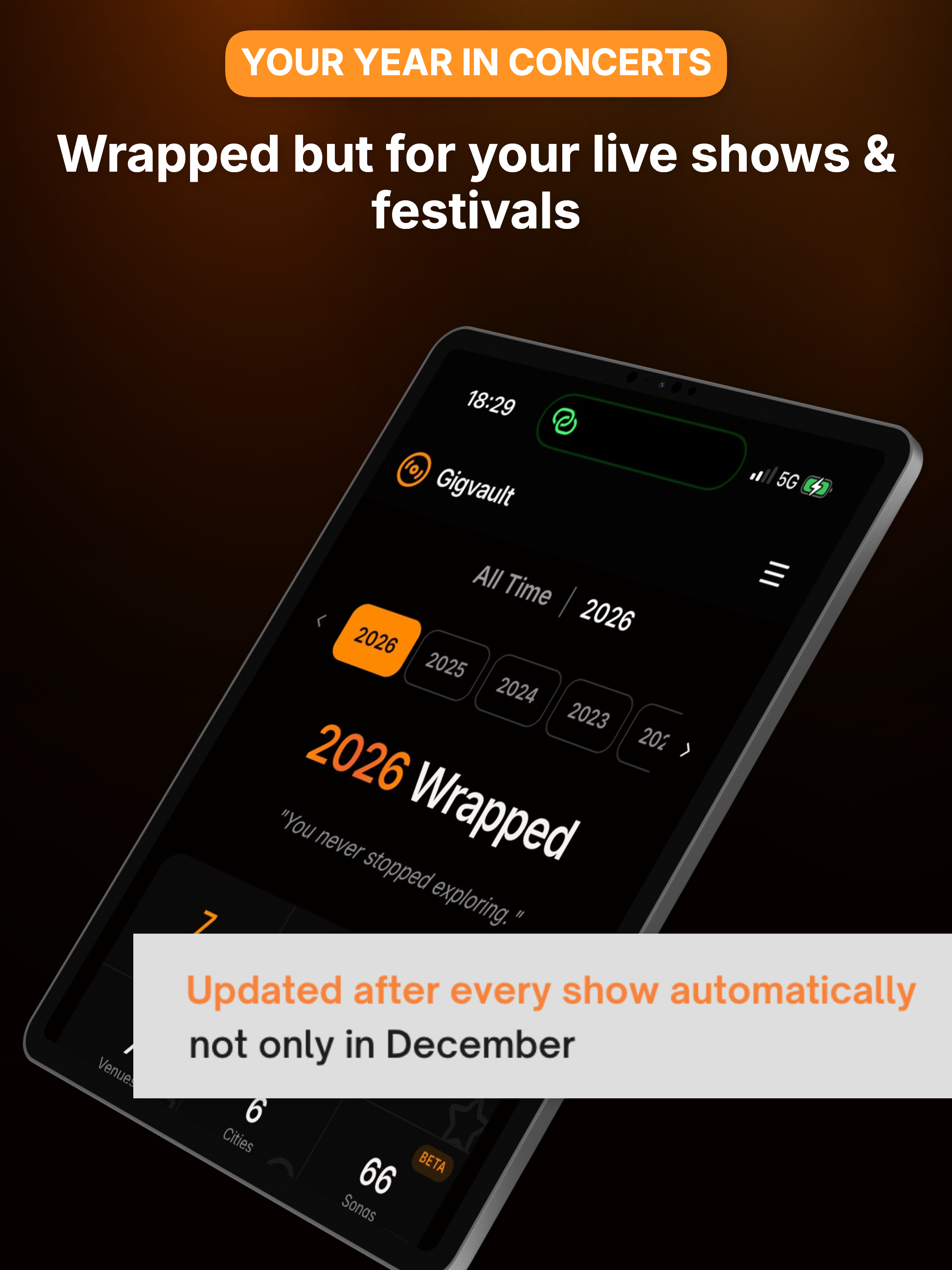 Gigvault: Concert Tracker screenshot 13