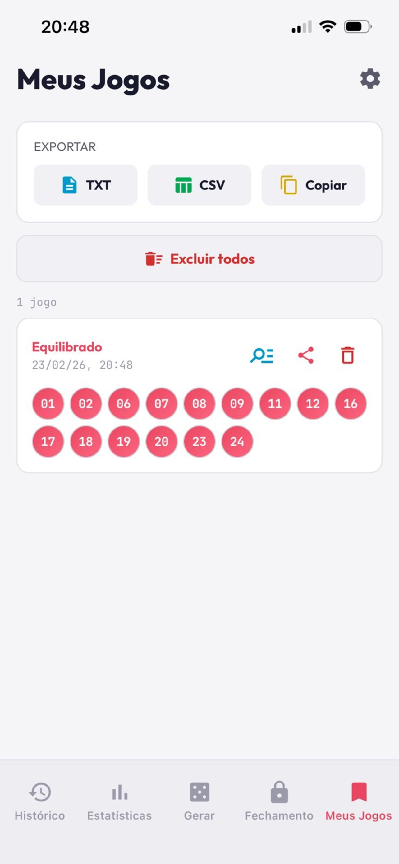 LotoFacil Expert