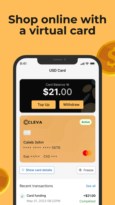 Cleva App Screenshot