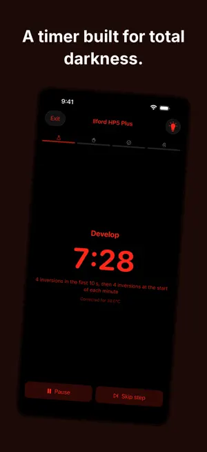 Darkroom Timer: Film Develop screenshot 2