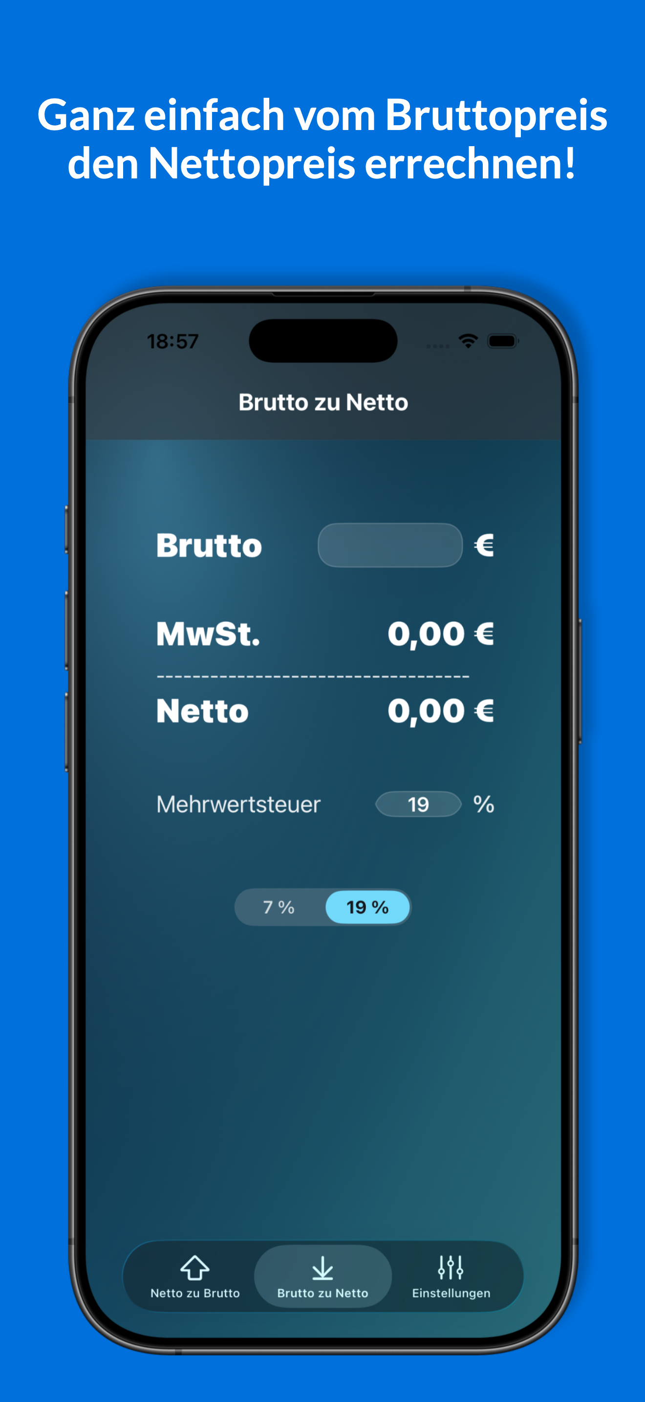 Mehrwertsteuer Rechner PRO