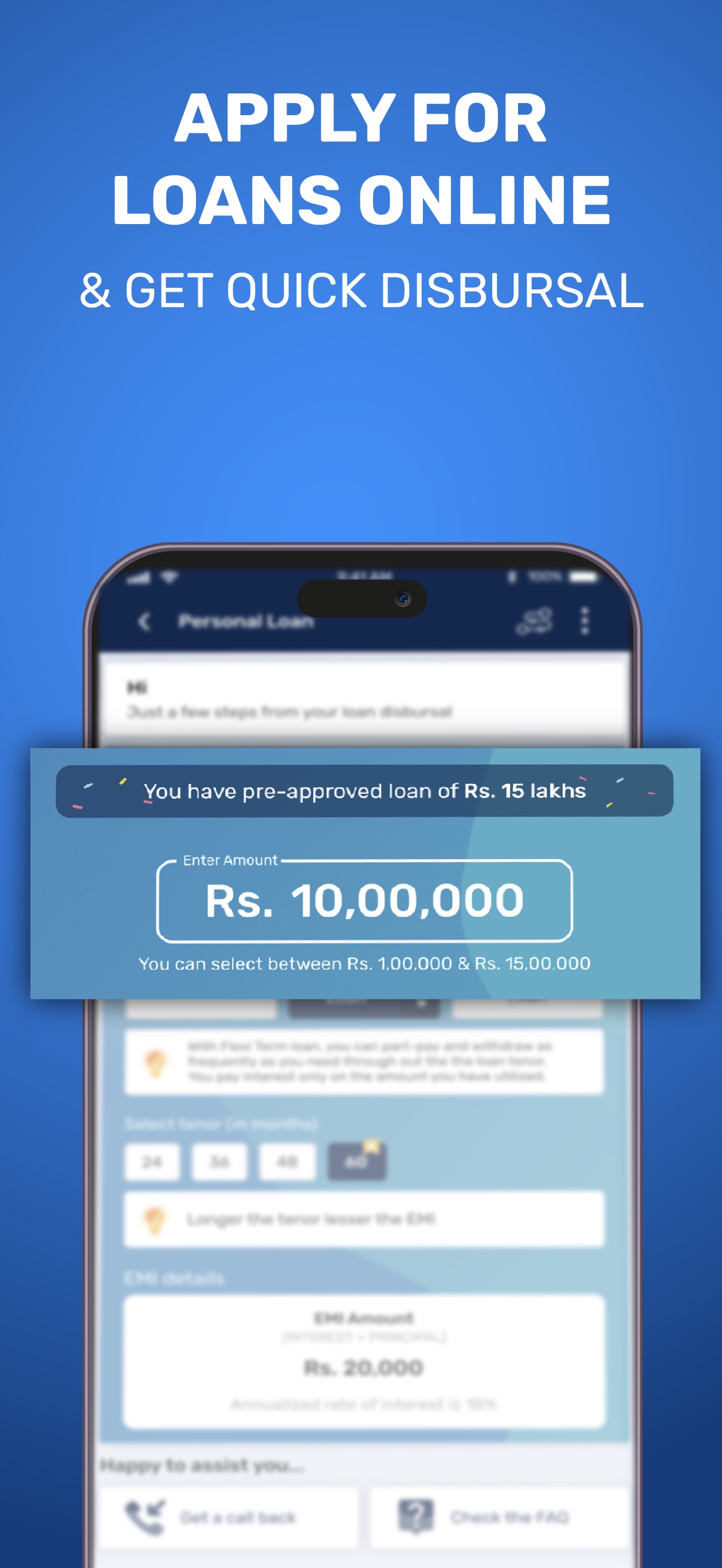 Screenshot 2 of Bajaj Finance: Loans, UPI & FD