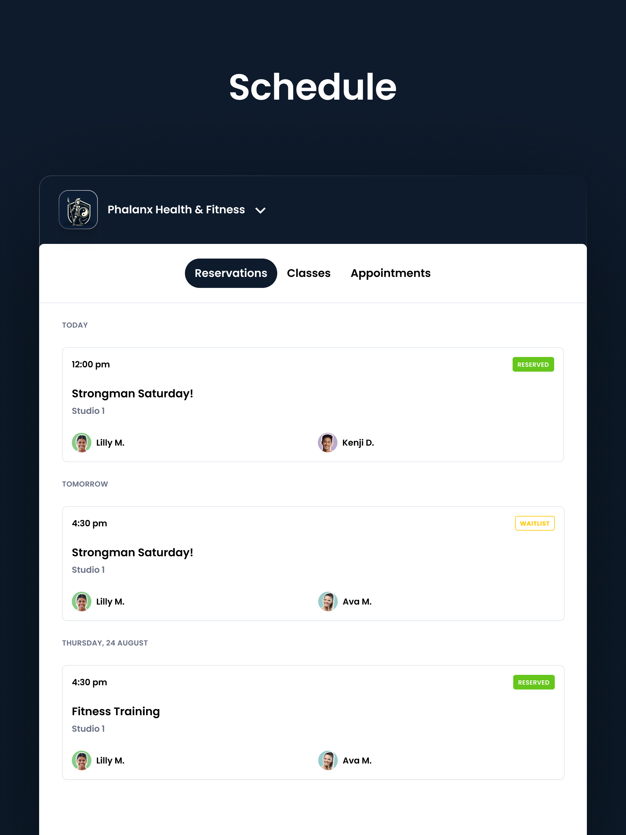 Phalanx Health & Fitness screenshot 8