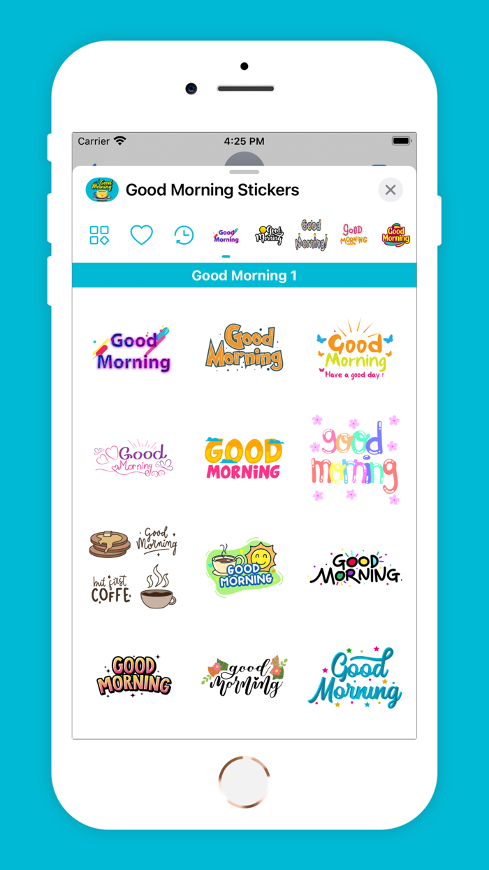 Animated Good Morning iSticker