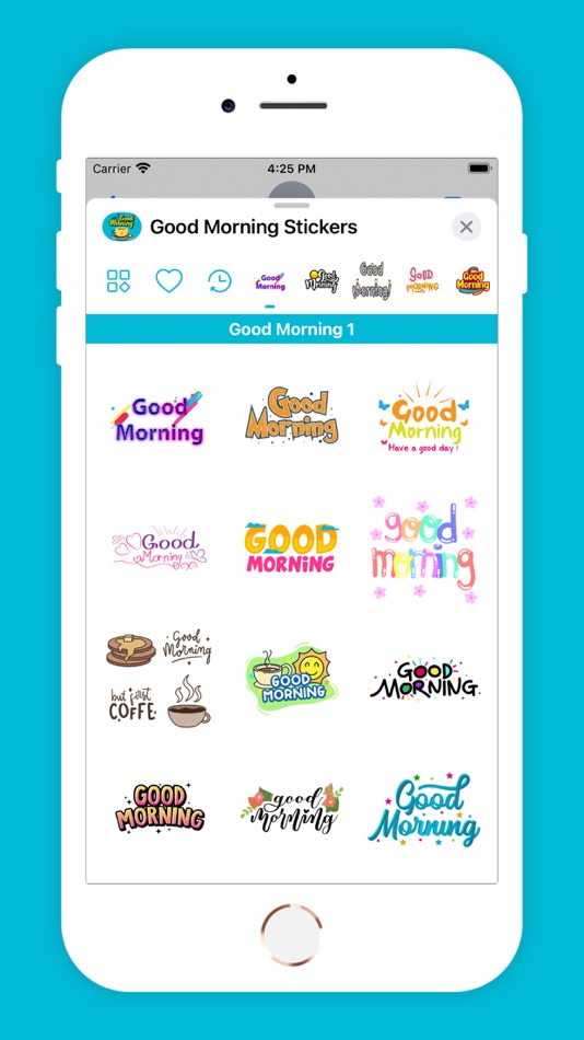 #1. Animated Good Morning iSticker (iOS) 由: Akshar Jain