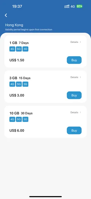 Wantok eSIM screenshot 4