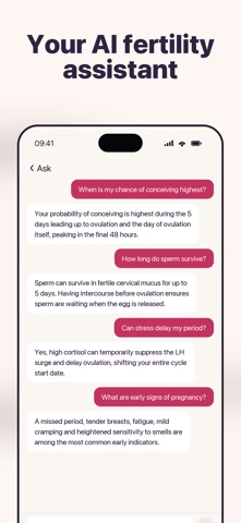 Fertilia Cycle & Ovulation Screenshot 8 of 10