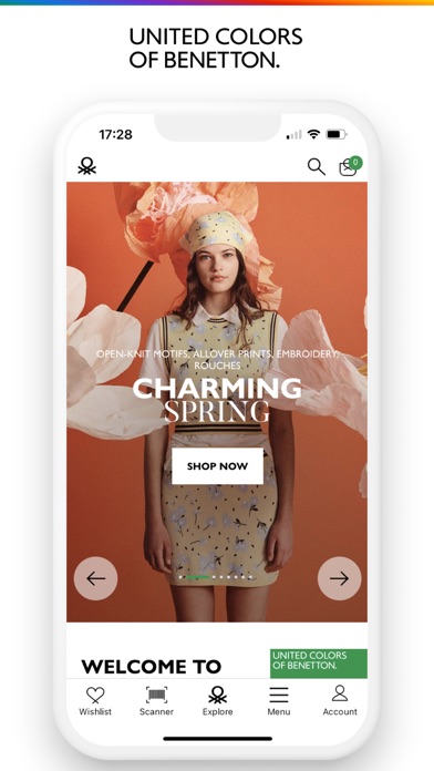 UCB Benetton - Online Apparel Screenshot