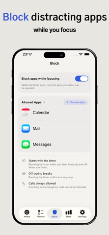 Todak Time: Study Timer iPhone screenshot